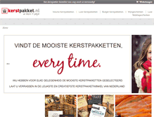 Tablet Screenshot of kerstpakket.nl